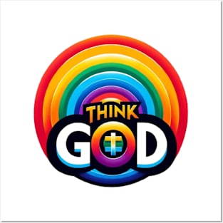 Think God Posters and Art